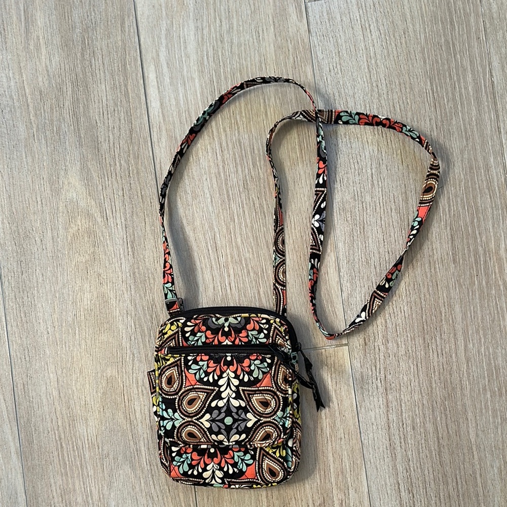 Floral Patterned Crossbody Bag